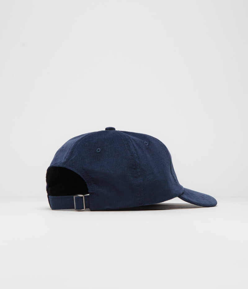 Pop Trading Company Minicord Crest Cap in Navy