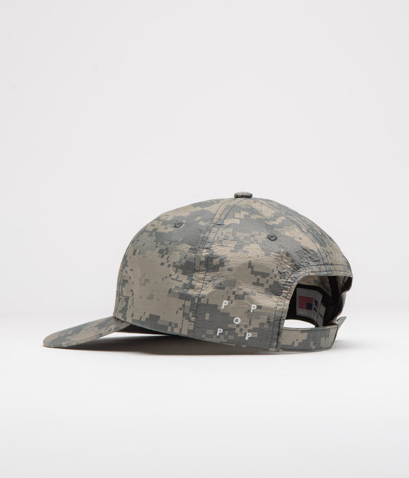Pop Trading Company O Cap in Ripstop Camo