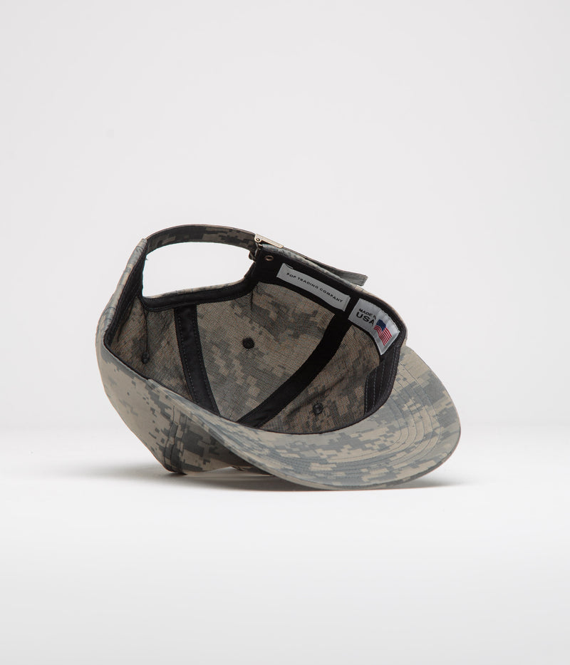 Pop Trading Company O Cap in Ripstop Camo