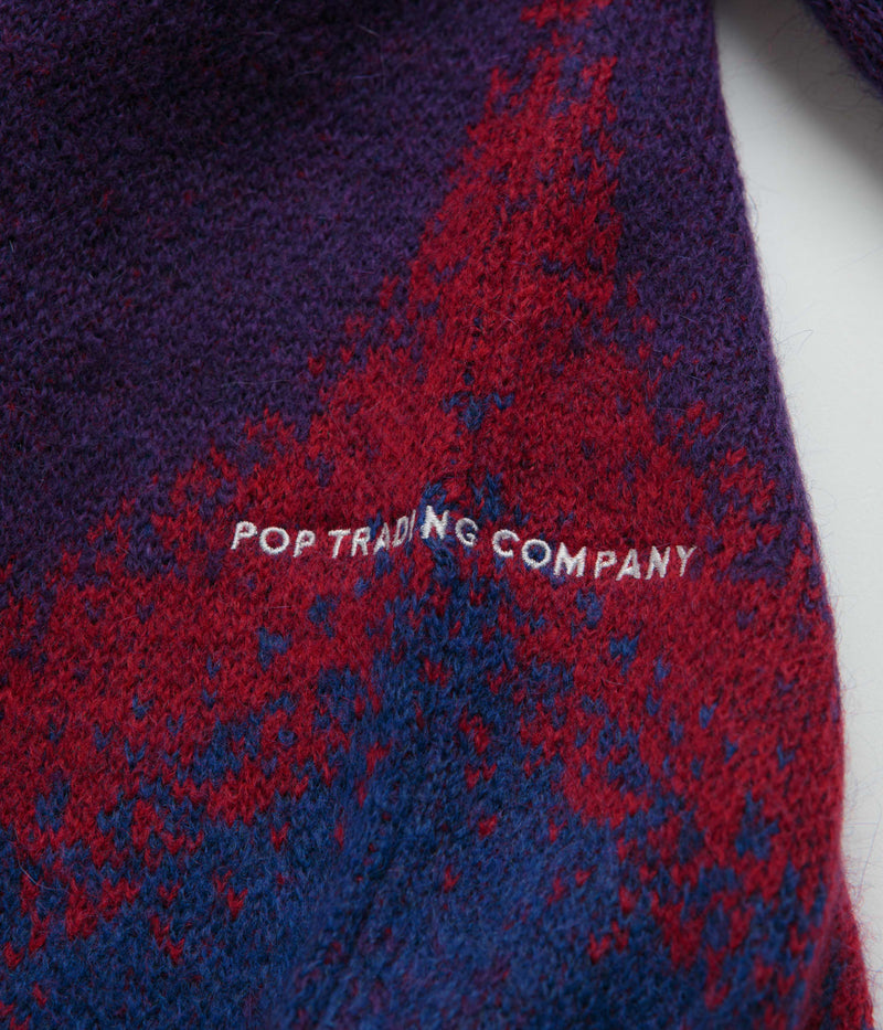 Pop Trading Company O Knitted Crewneck Sweatshirt in Mysterioso