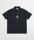 Pop Trading Company Sportif Cub Short Sleeve Shirt in Navy