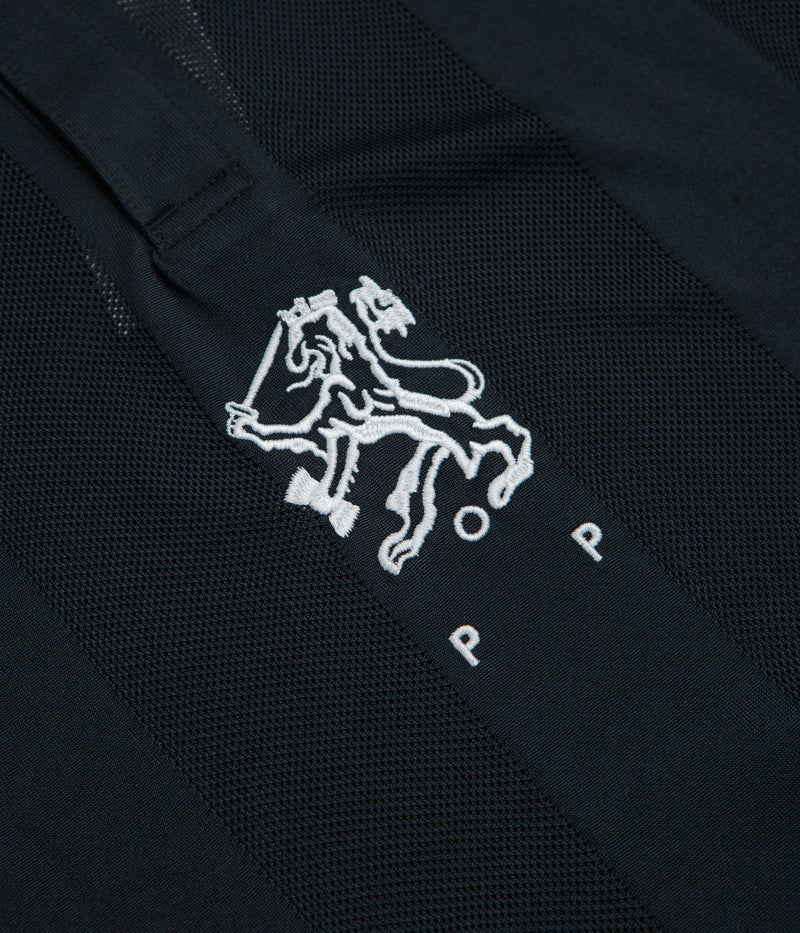 Pop Trading Company Sportif Cub Short Sleeve Shirt in Navy