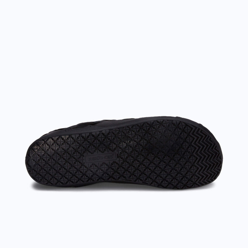 Xero Shoes Prio All-Day SR Women Shoe Outsole in Black with Toe Facing Right
