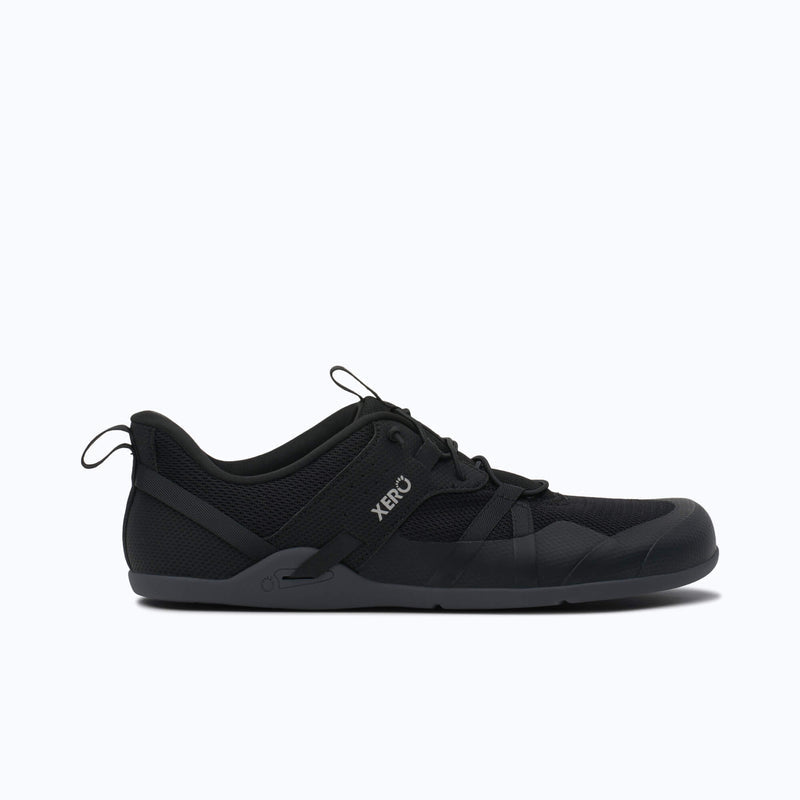 Xero Shoes Prio Coast Men Shoe in Black with Toe Facing Right