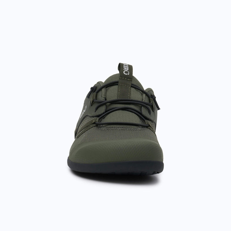 Xero Shoes Prio Coast Men Shoe in Army Green with Toe Facing Front