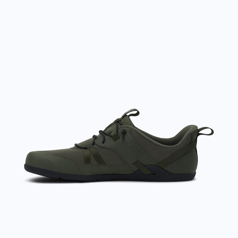 Xero Shoes Prio Coast Men Shoe in Army Green with Toe Facing Left