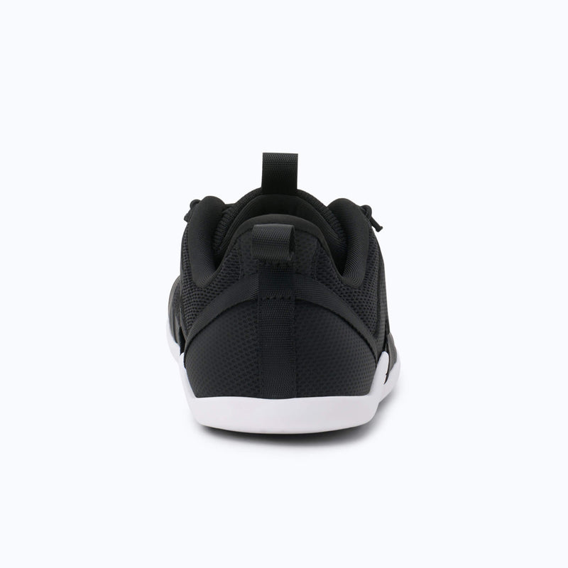 Xero Shoes Prio Coast Women Shoe in Black with White Sole Rear View