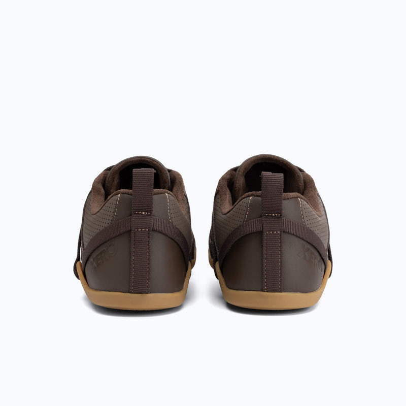 Xero Shoes Prio Leather Men Shoe in Dark Brown Rare View