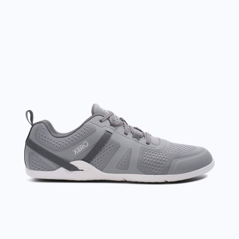 Xero Shoes Prio Neo - Men in Gray with Toe Facing Right