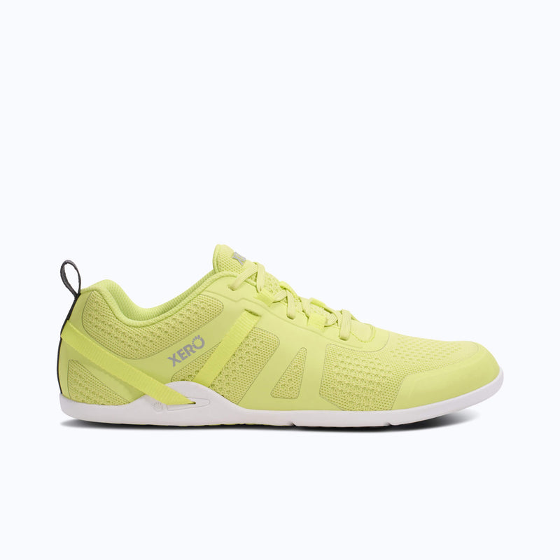 Xero Shoes Prio Neo - Men in Neon Yellow with Toe Facing Right