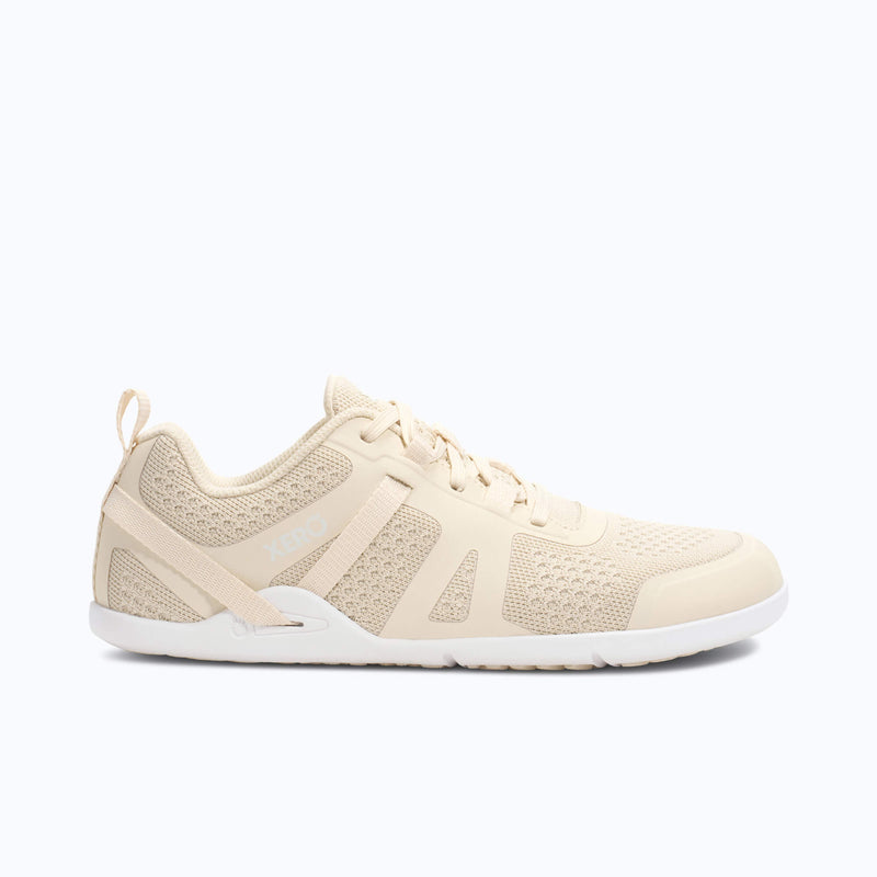 Xero Shoes Prio Neo Women Sneaker at Off-White with Toe Facing Right