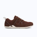 Xero Shoes Prio Suede - Men Shoe in Brown with Toe Facing Right