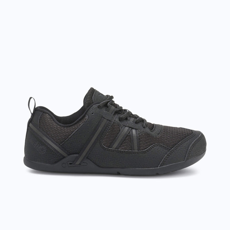 Xero Shoes Prio - Women Shoe in Full Black with Toe Facing Right