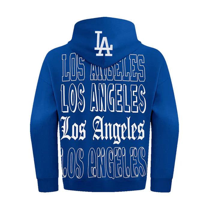 Pro Standard Los Angeles Dodgers Billboard LCH Men's Drop Shoulder Fleece Pullover Hoodie