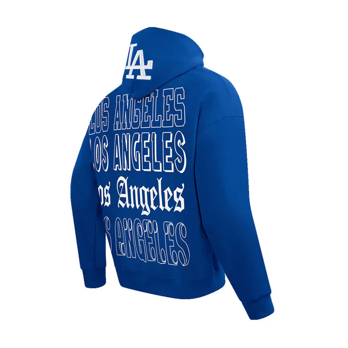 Pro Standard Los Angeles Dodgers Billboard LCH Men's Drop Shoulder Fleece Pullover Hoodie