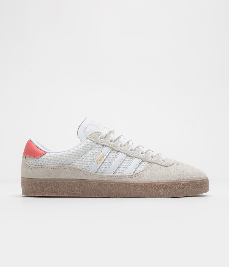 Adidas Puig Indoor Shoes in Wonder White and FTWR White / Gum4
