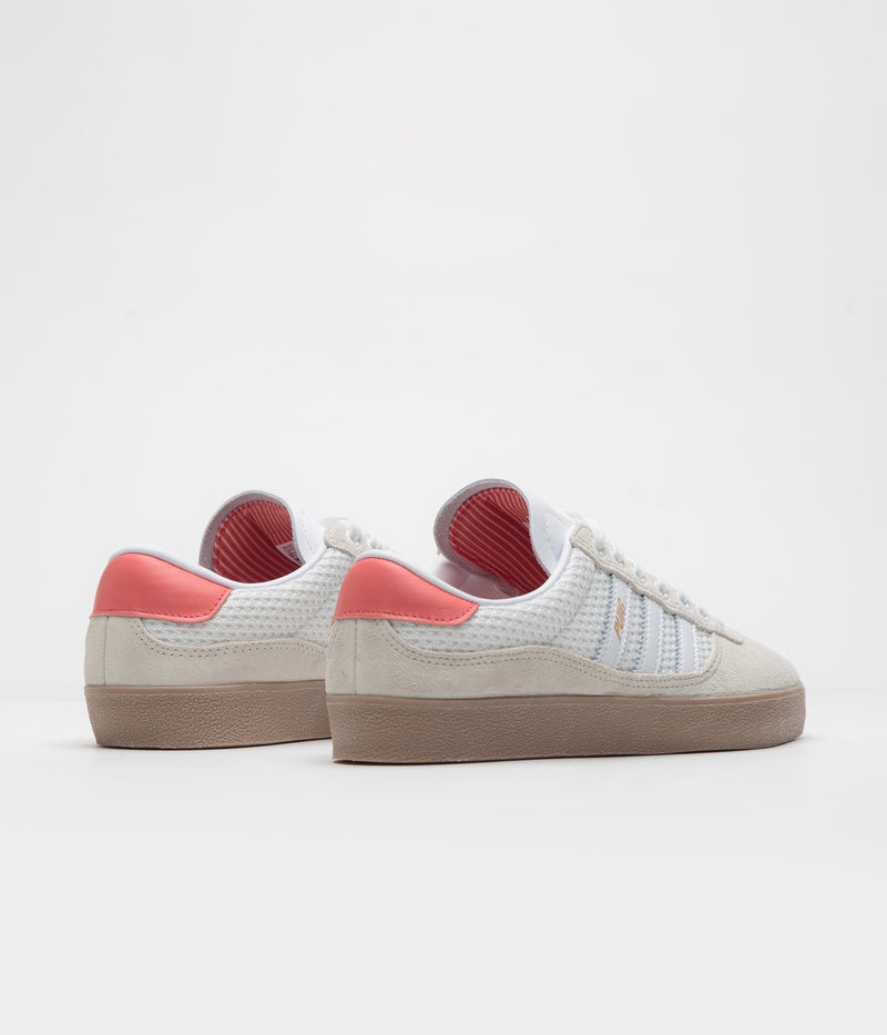 Adidas Puig Indoor Shoes in Wonder White and FTWR White / Gum4