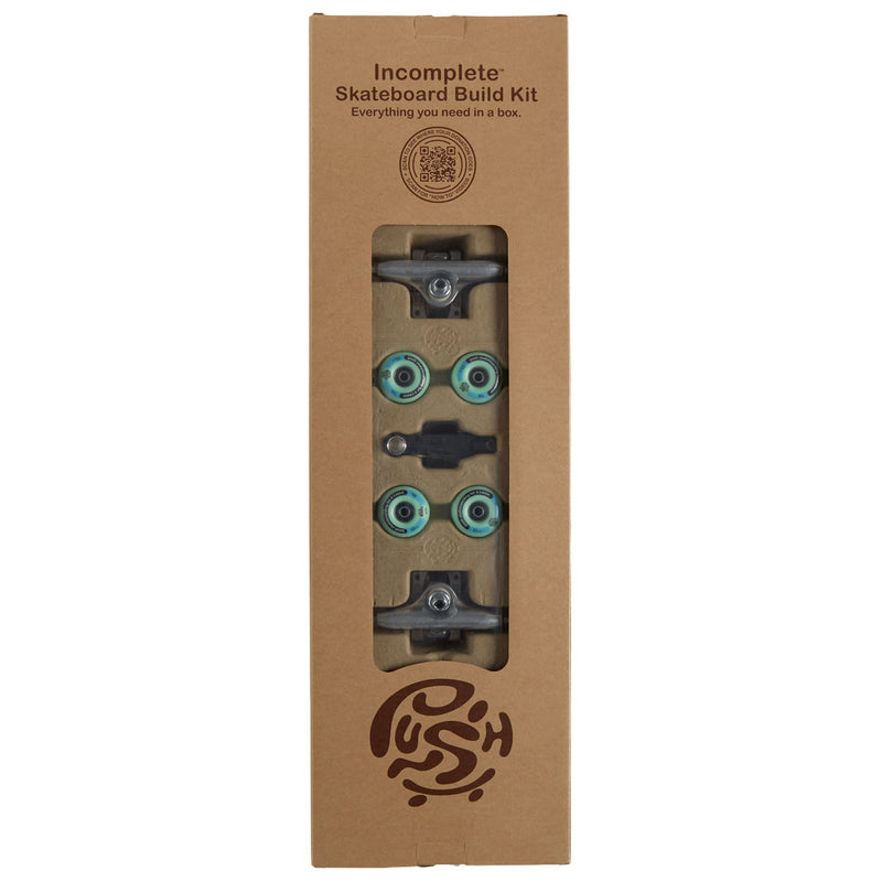 Push Frogster FP Skateboard Incomplete - Teal - 7.75"
