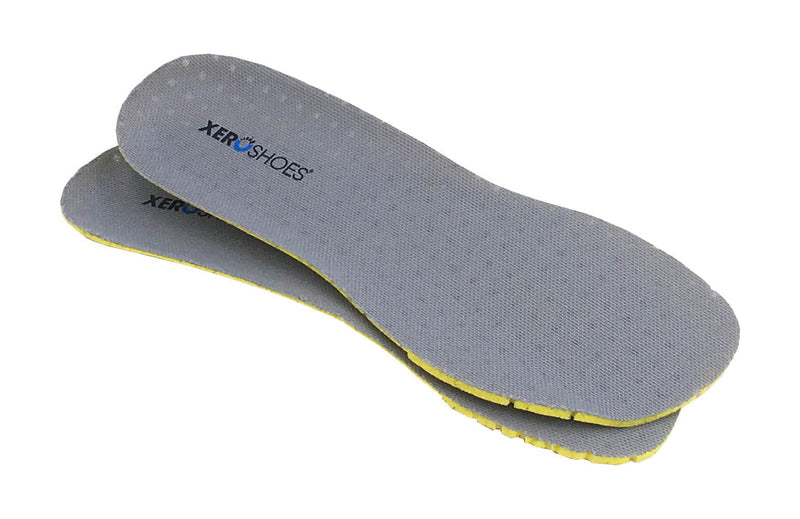 Xero Shoes Replacement Insoles Big Kids in Gray Facing Bottom Right