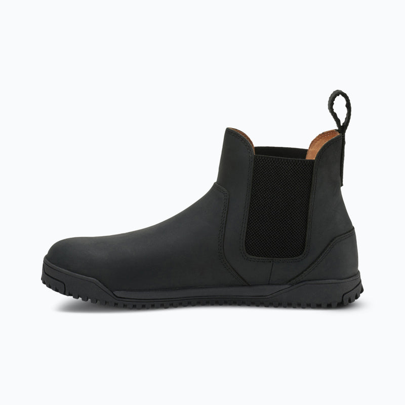 Xero Shoes Ridgeway Chelsea Men Boot in Black with Toe Facing Left