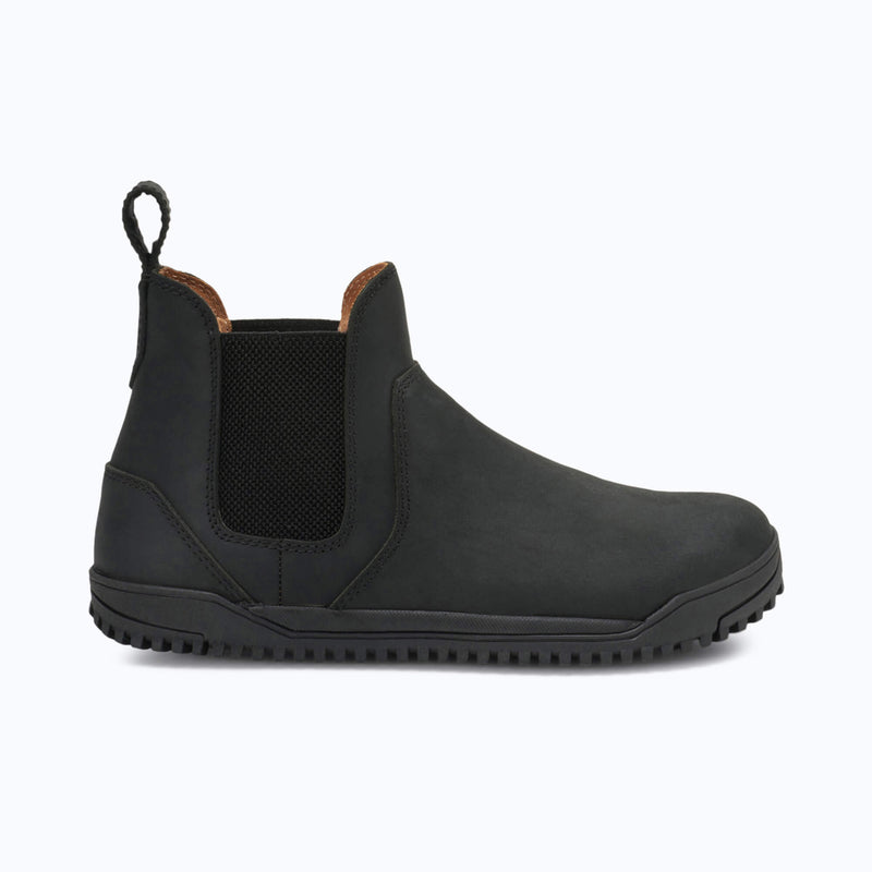 Xero Shoes Ridgeway Chelsea Women Boot in Black with Toe Facing Right
