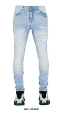 RIP & REPAIR EMB DENIM - BLU