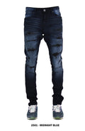 RIP & REPAIR EMB DENIM