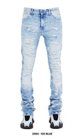 Rip & Repair Stacked Denim ICE BLUE