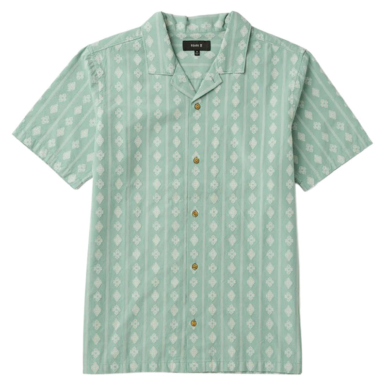 Roark Gonzo Woven Shirt - Hazy Blue Jacquard