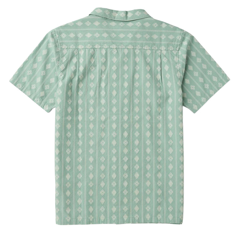 Roark Gonzo Woven Shirt - Hazy Blue Jacquard