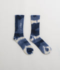 RoToTo Chunky Ribbed Socks in Navy and Blue