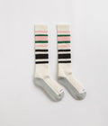 RoToTo Multi Oldschool Socks in Pink and Green