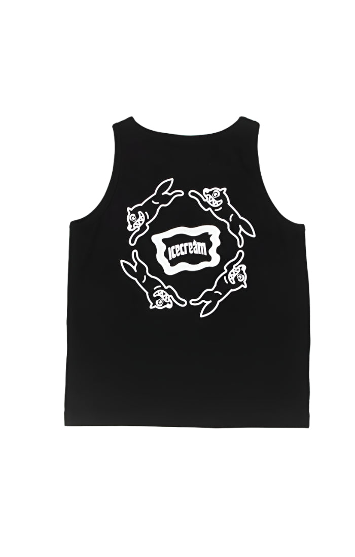Back View of the IceCream Kids Running Dog Tank Top