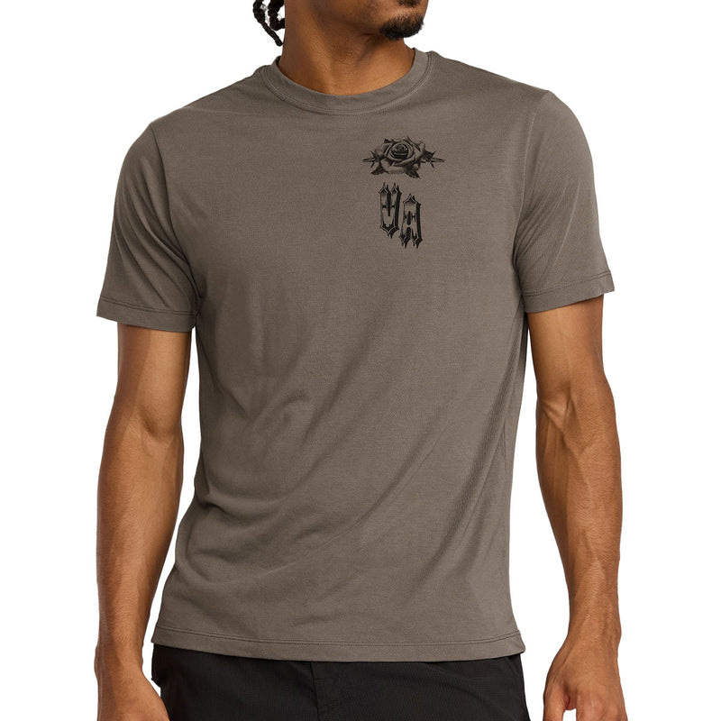 RVCA Benj Tiger Eyes T-Shirt - Mushroom
