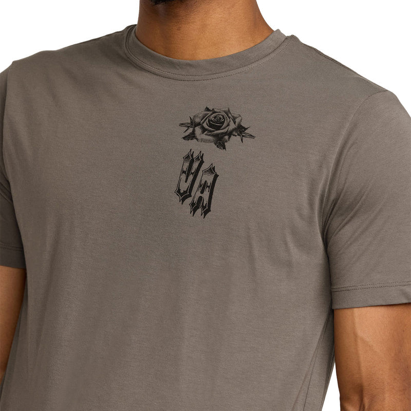 RVCA Benj Tiger Eyes T-Shirt - Mushroom