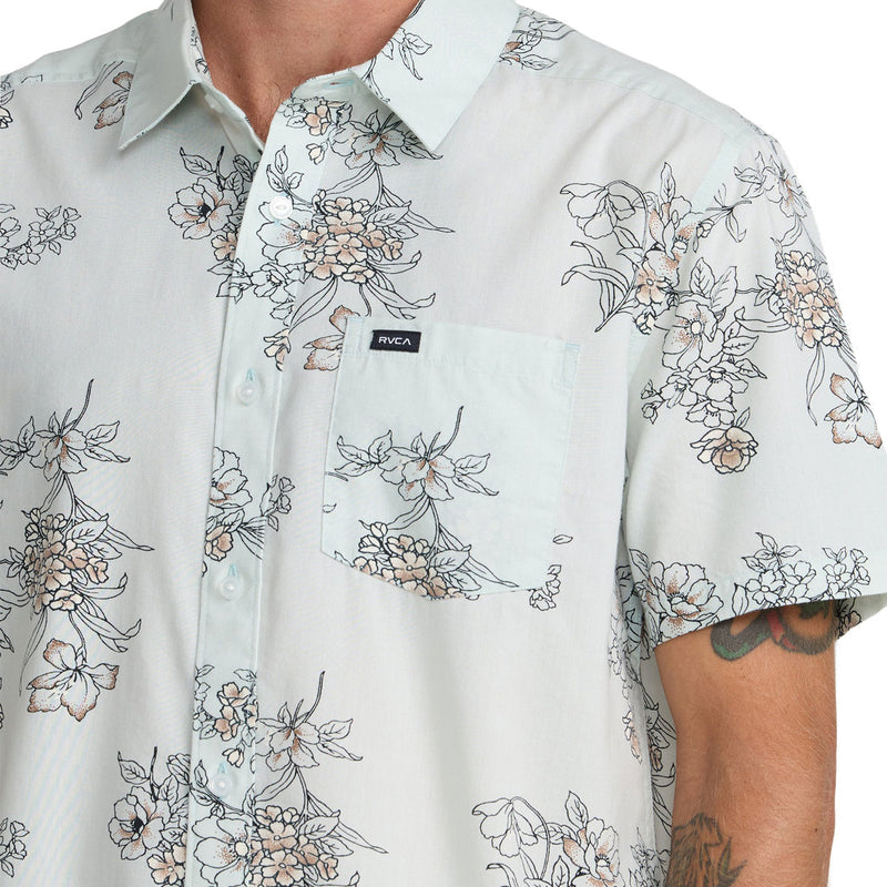 RVCA Botanical Shirt - Green Tea