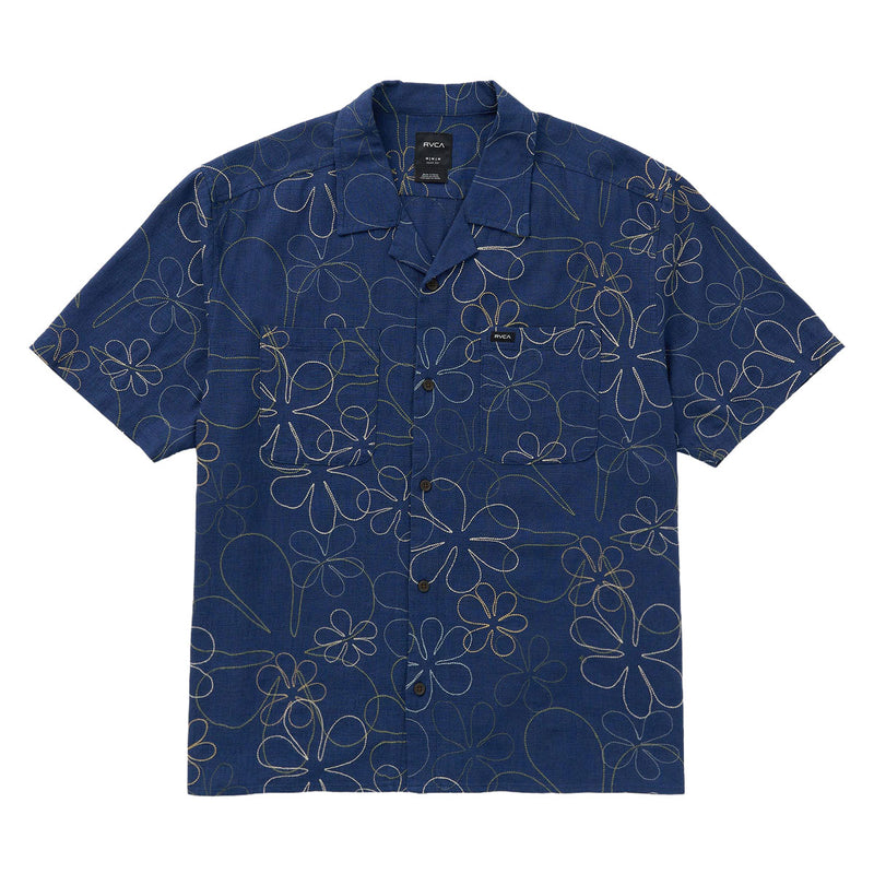 RVCA Full Bloom Shirt - Indigo
