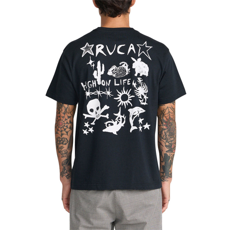 RVCA High On Life T-Shirt - Black