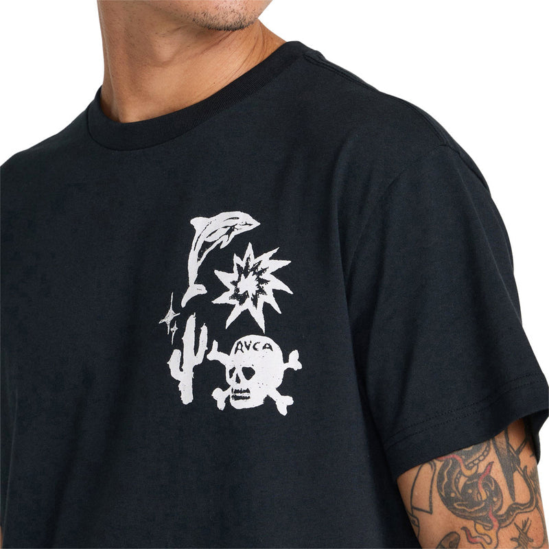 RVCA High On Life T-Shirt - Black