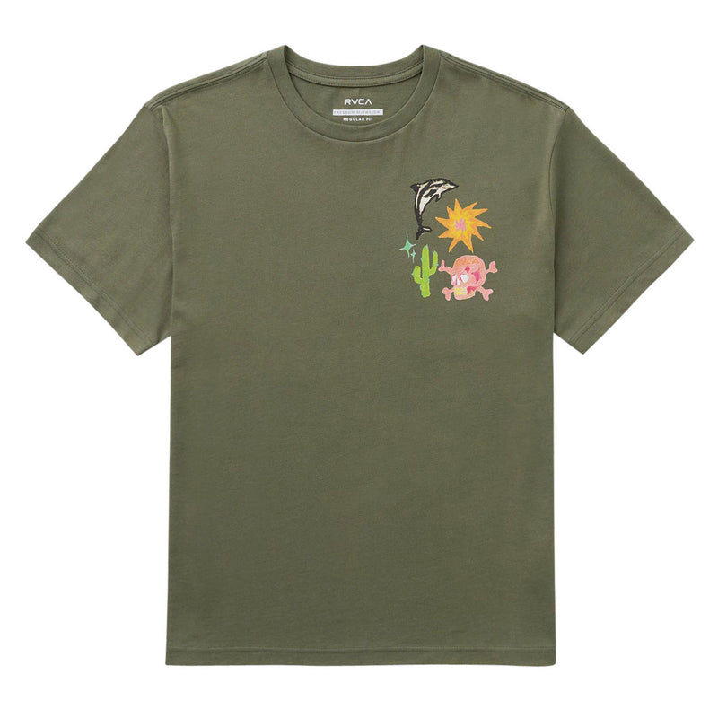 RVCA High On Life T-Shirt - Olive
