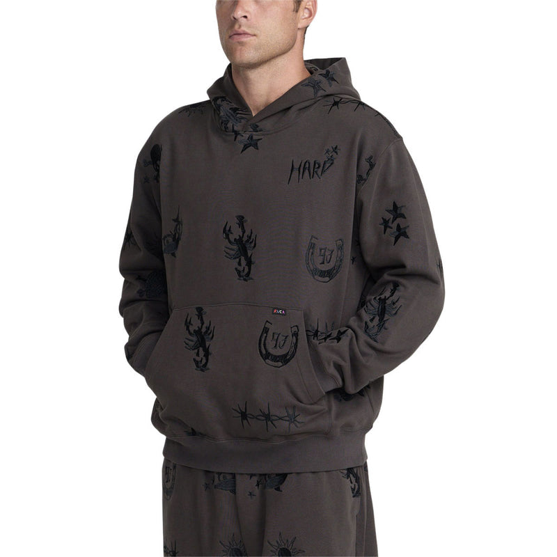 RVCA x Dani Miller Hoodie - Pirate Black