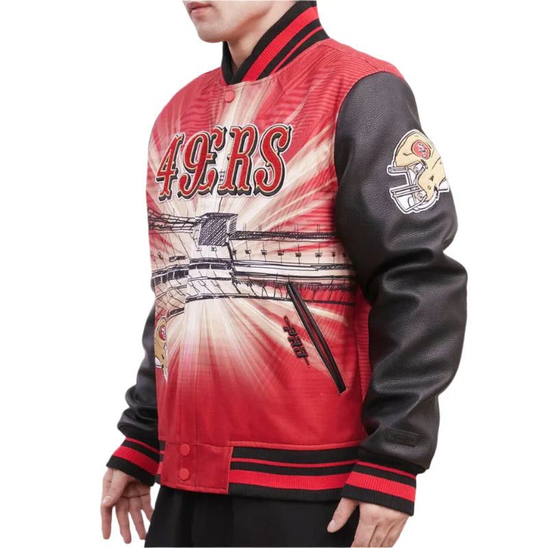 San Francisco 49er Remix Varsity Jkt
