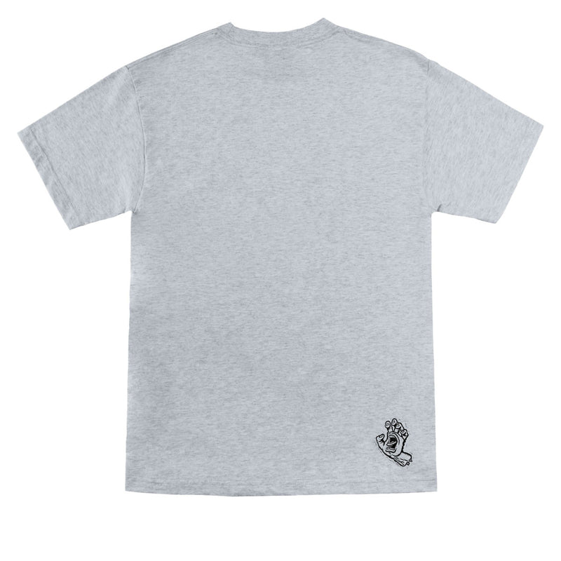 Santa Cruz Cut Strip Front T-Shirt - Sport Grey