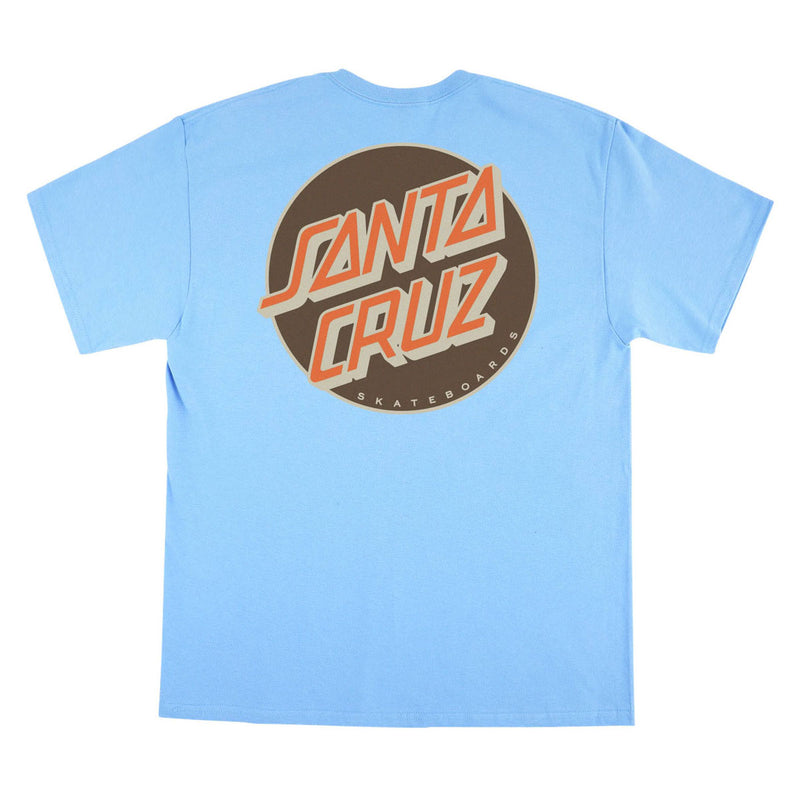 Santa Cruz Other Dot T-Shirt - Carolina Blue/Rust