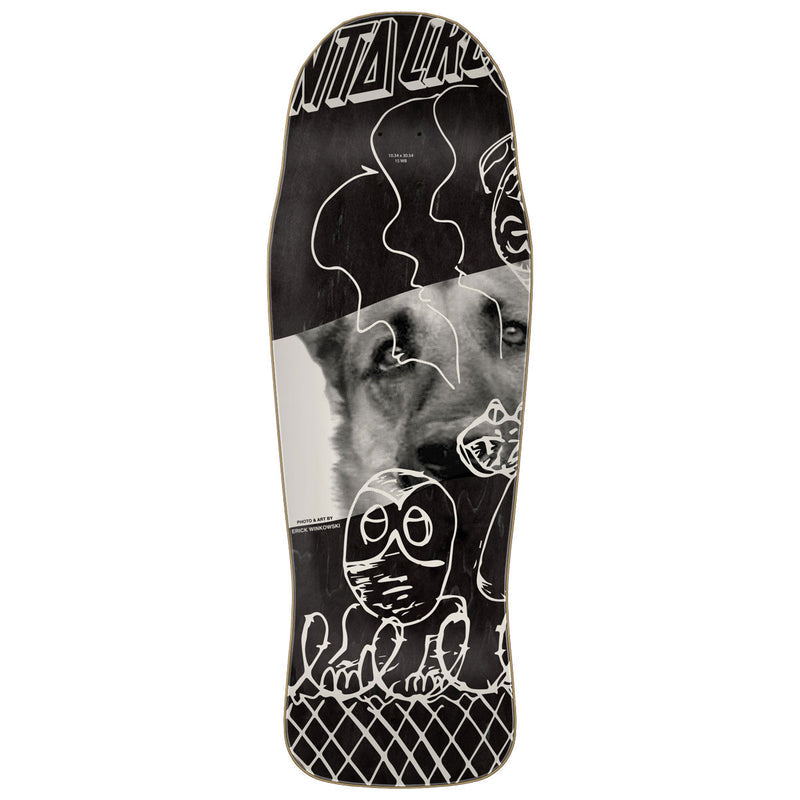Santa Cruz Winkowski Tribute Pro Shaped Skateboard Deck - 10.34"