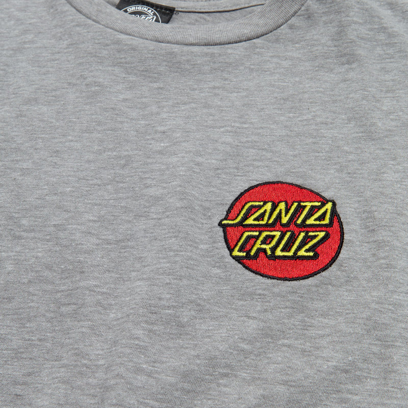 Santa Cruz Womens Cruz Embroidered T-Shirt - Carbon Grey