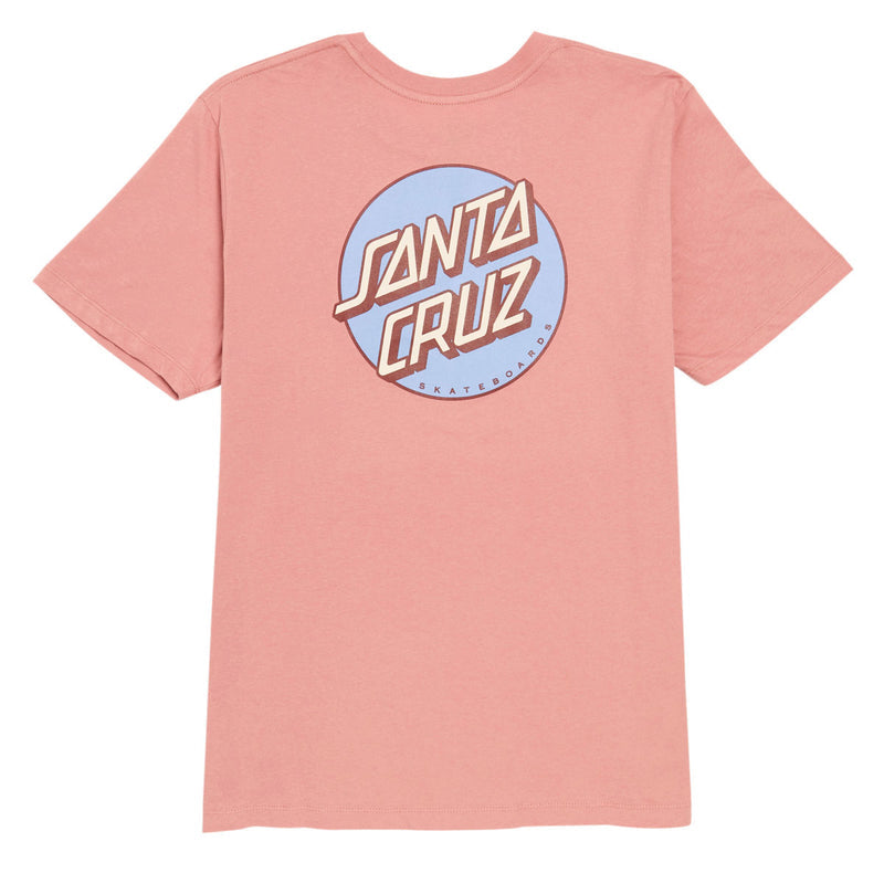 Santa Cruz Womens Other Dot Chest T-Shirt - Dusty Rose