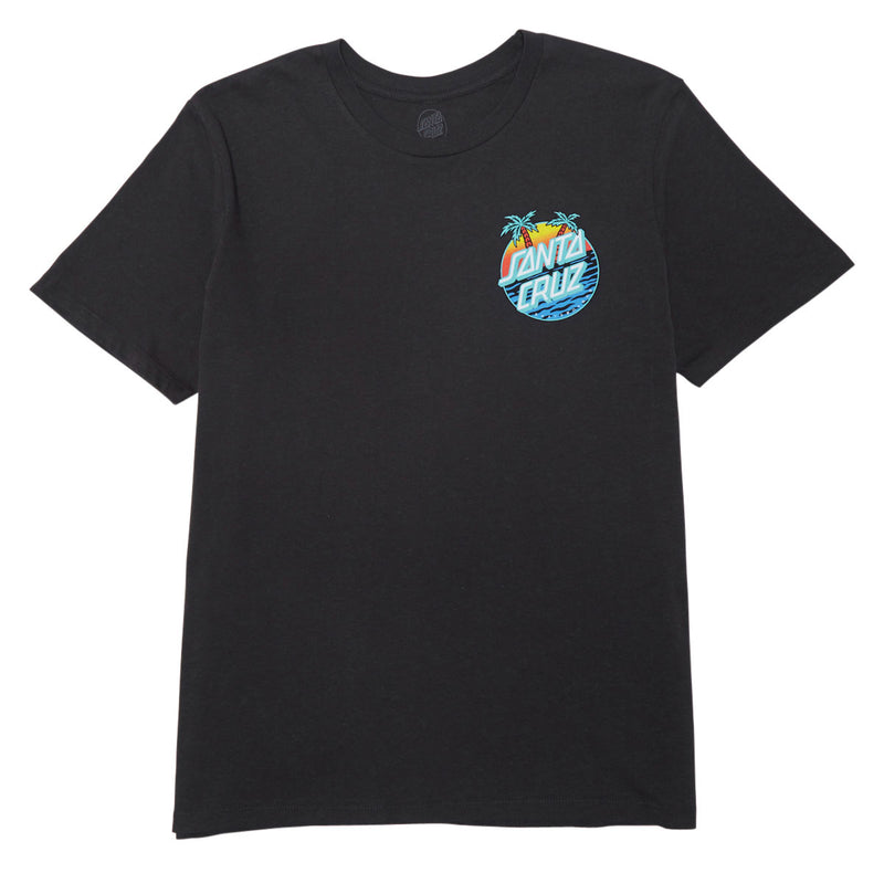 Santa Cruz Womens Retreat Dot T-Shirt - Vintage Black