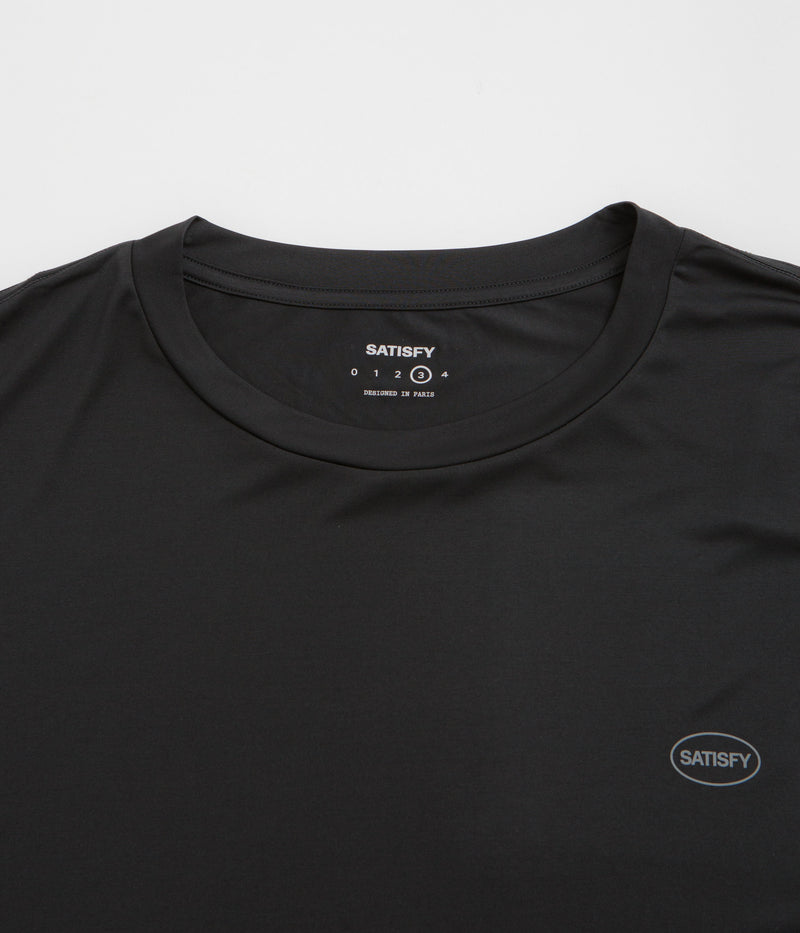Satisfy AuraLite T-Shirt in Black