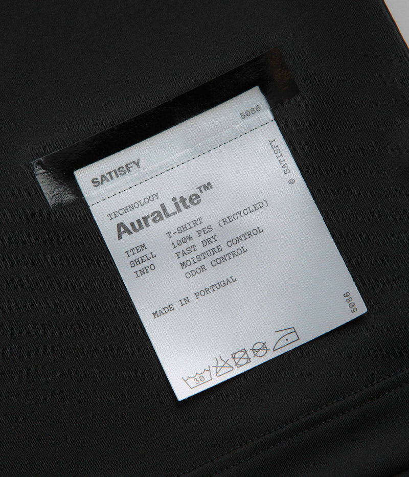 Satisfy AuraLite T-Shirt in Black